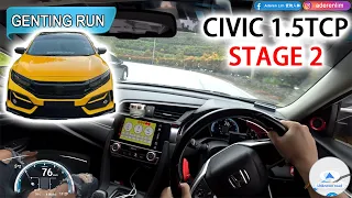 330Nm Honda Civic FC 1.5TCP | Malaysia #POV [Genting Run 冲上云霄] [CC Subtitle]