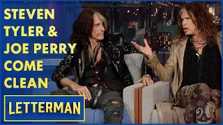 Steven Tyler and Joe Perry Are Happy To Be Alive | Letterman