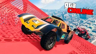 ТРОЙНОЙ ФЛИП НА ВНЕДОРОЖНИКЕ НА СЛОЖНОМ СКИЛЛТЕСТЕ В GTA 5 ONLINE!