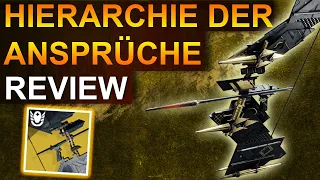 Destiny 2 Hierarchie der Ansprüche Review Deutsch German