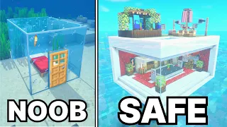 Minecraft: How To Build Simple Underwater Starter House! (6 Minutes!)