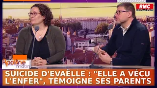 Le témoignage glaçant des parents d'Evaëlle, victime de harcèlement