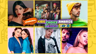 ESTOS SON LOS NOMINADOS A LOS KIDS CHOICE AWARDS MEXICO 2020