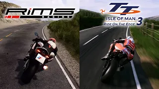 RiMS Racing vs TT Isle of Man 3 | Gameplay Comparison