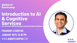 Introduction to AI and Cognitive Services for Microsoft 365 Developers and Information Workers