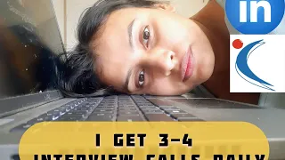 How to get interview calls from NAUKARI. COM and  LINKEDIN | get 3-4 calls daily