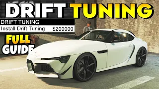 GTA 5 Online All New Drift Cars/Vehicles & How to Use Drift Tuning Modifications