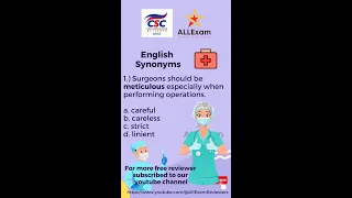 2024 CSC Reviewer:   English Synonyms Latest 2024 | Lumabas sa CSC Exam 😱😱