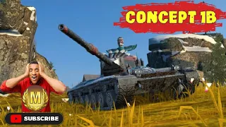 CONCEPT 1B🔴WOT BLITZ🔴ACE TANKER🔴WOTB GAMEPLAY🔴WORLD OF TANKS BLITZ BEST REPLAYS