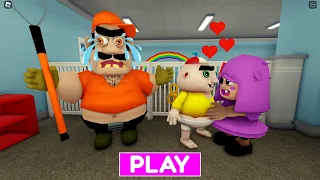SECRET UPDATE | BABY ROBY FALL IN LOVE WITH BABY POLLY? Obby Run #roblox