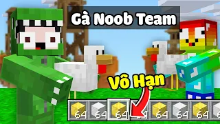 Minecraft Bedwars, Bắt Gà Noob Team Được KIM CƯƠNG Vô Hạn ?? *Khangg Troll Noob Bằng Lông Gà Hacker