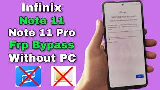Infinix Note 11/Note 11 Pro (X663/X697) Frp Bypass Without PC Android 11 | Easy Method | 2022