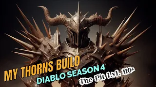 My Thorns Build Season 4 Pit LvL 110