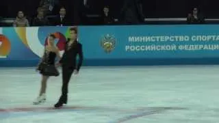 2014 Russian Nationals Elena ILINYKH / Nikita KATSALAPOV before FD