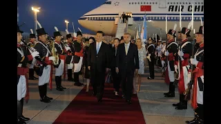 Arrival of Xi Jinping, President of China