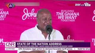 John Mahama blames Nana Akufo-Addo for the country's economic woes | Citi Newsroom