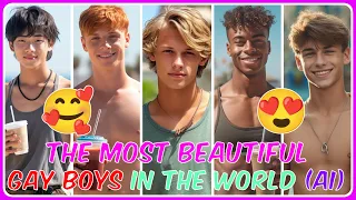 🩷 90 Minutes of Pure GAY Beauty 🩷 ENJOY the Most Beautiful GAY BOYS on YouTube 🏳️‍🌈 🏳️‍⚧️ (AI)