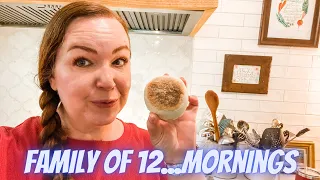 Mom of 10 Morning Routine || Large Family Morning Routine