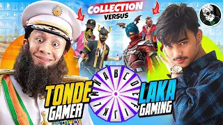 Laka Gamer Vs Tonde Gamer Best Collection Battle 😎 Free Fire Max