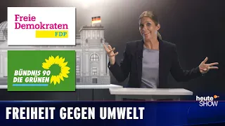 Christian Lindner oder Annalena Baerbock? Die kleine Geschichte von FDP und Grünen | heute-show