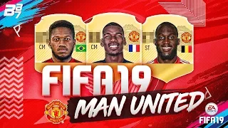 FIFA 19 | MAN UNITED PLAYERS RATING PREDICTION! | W/ POGBA, LUKAKU AND FRED