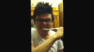 How Asians Brush Their Teeth With A Gun