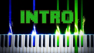 C418 - Intro (from Minecraft Volume Beta)- Piano Tutorial