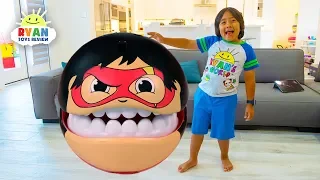 Ryan Pretend Play with Giant Gobsmax Toys for kids!!!