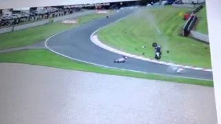 RAW FOOTAGE: Crash - Rapid Solicitors Keith Farmer FP2 Oulton Park