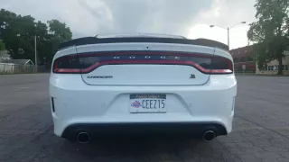 2016 Charger Scat Pack Stock exhaust revs.