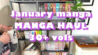 An Excellent Manga Haul } January 2021 40+ VOLS RARE OOP SERIES!!