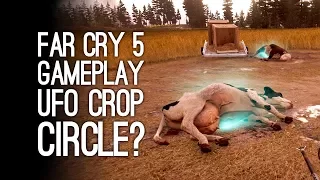 Far Cry 5 Gameplay: UFO CROP CIRCLES! FIRE PIGS! (Let's Play Far Cry 5)