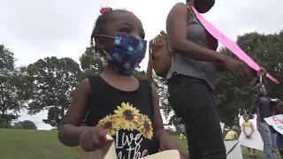 Children protest for racial equality