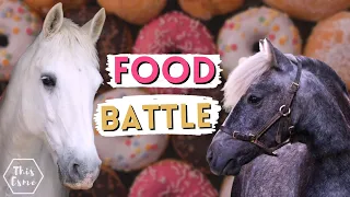 FOOD BATTLE 2021! Which Horse Will Win? | This Esme AD