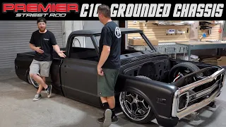 TCI Engineering's C10 Grounded Chassis with Premier Street Rods sheet metal