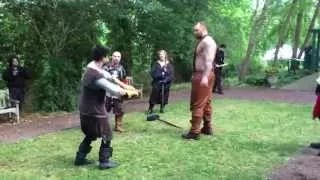 Hafthór Júlíus Björnsson Fight Choreography - Philadelphia Renaissance Faire 2015