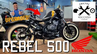 Custom Honda Rebel 500!