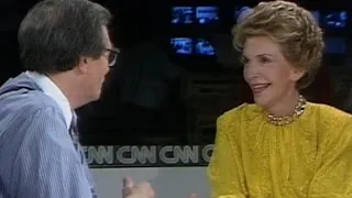 Nancy Reagan dishes about new memoir (1989)