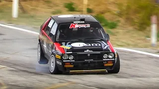 Lancia Delta HF Integrale 16V Gr. A: Battistolli & Grjazin Show, Jumps & Donuts at RallyLegend 2023!