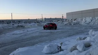 2021 mazda cx-30 cant do donuts very well.