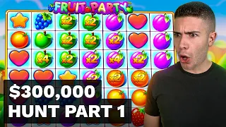 $300000 BONUS HUNT OPENING - Part 1 🎰 41 Slot Bonuses - Big Bass Bonanza & Fruit Party