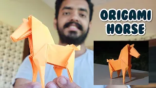 origami horse Tutorial (Jo Nakashima) #origami