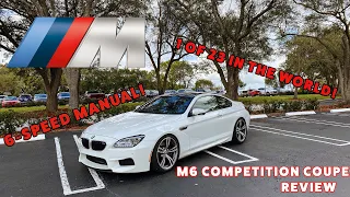 SUPER RARE (1 of 23 in the world) 6-speed manual BMW M6 Competition Coupe REVIEW!