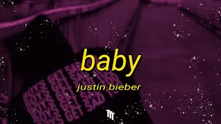 Baby - Justin Bieber (Sped Up + Reverb) Lyrics | TikTok Version "Thought you'd always be mine, mine"