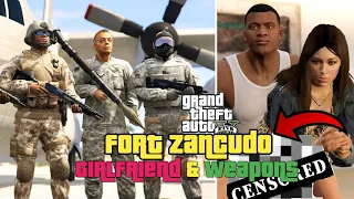 GTA 5 -  How To Join the ARMY in Offline! (Fort Zancudo Girlfriend & Weapons)