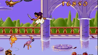 Disney's Aladdin Sega Genesis no death 60fps