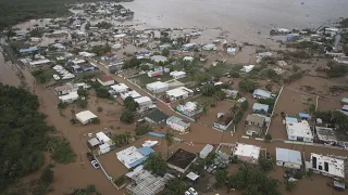 AERIAL VIDEO | Hurricane Fiona grows into Category 4 storm, heads toward Bermuda