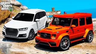 РЕАЛЬНАЯ ЖИЗНЬ В GTA 5 - ПРОВЕРКА MERCEDES G63 И AUDI Q7 НА ПРОХОДИМОСТЬ! ПЕРЕВЕРНУЛ ГЕЛИК! 🌊ВОТЕР