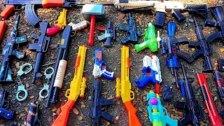 Tembak Plastik Nerfgun Seperti * Watergun, Soft Bullet, Sniper, Ak47, M16, Machine Gun, Nerf 023