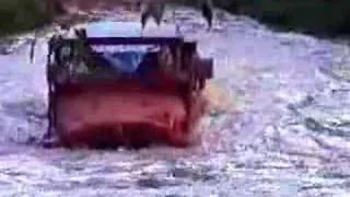 Crazy offroad Deep river crossing, Toyota Land Cruiser, Club 4x4 PANAMA